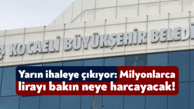 Kocaeli Büyükşehir Belediyesi 10 adet minibüs ve otobüs kiralayacak. Büyükşehir