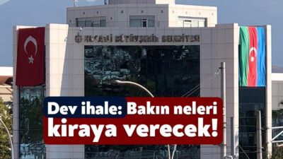 Kocaeli Büyükşehir Belediyesi 5 ilçedeki 19 taşınmazı 3 yıllığına kiraya