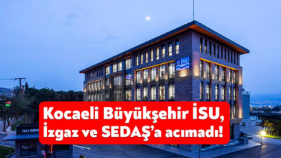 Kocaeli Büyükşehir Belediyesi, İSU, İzgaz ve SEDAŞ’a ceza kesti. Vatandaşların