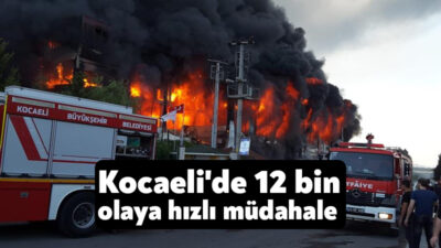 Türkiye'nin "sanayi merkezi üssü" konumunda bulunan Kocaeli'de itfaiye ekipleri, 2024
