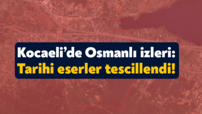 Kartepe’de yer alan arazide Osmanlı dönemine ait 2 adet mezar
