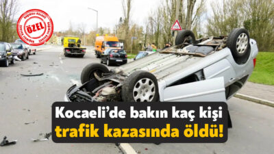 Emniyet Genel Müdürlüğü bir yılda meydana gelen trafik kazlarına ilişkin