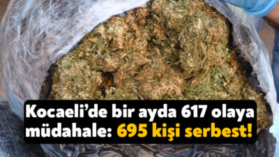 Kocaeli’nin bir aylık uyuşturucu raporu açıklandı. İl genelinde emniyet ve