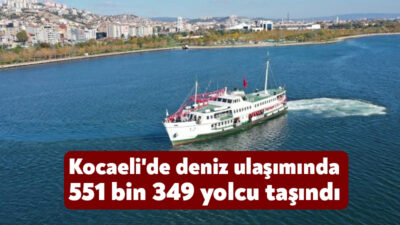 Kocaeli Büyükşehir Belediyesi’nin kara ulaşımına alternatif modeli olan deniz ulaşımında