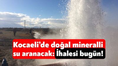 Kocaeli Yatırım İzleme Koordinasyon Başkanlığı Gebze ve Dilovası’nda mineralli su