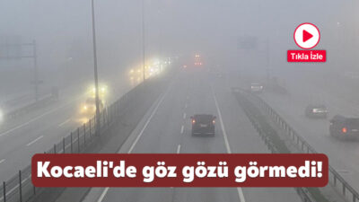 Kocaeli'de etkili olan ve bazı noktalarda etkisini artıran yoğun
