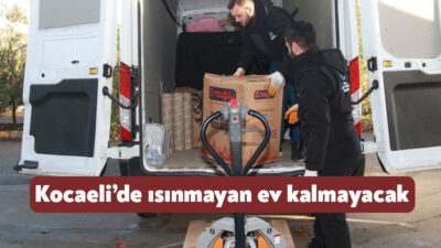 Kocaeli Büyükşehir Belediyesi’ne eskiyen sobası için başvuruda bulunan 86 yaşındaki