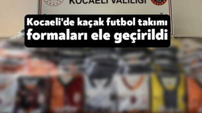 Kocaeli'de jandarma ekiplerince yapılan çalışmalarda bin 206 kaçak futbol takımı