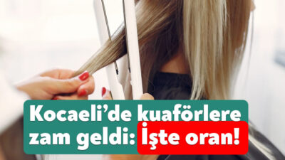 Kocaeli Kuaförler Odası Başkanı Yavuz Doğar sosyal medya hesabından yaptığı