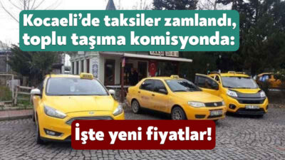 Kocaeli’de bir süredir beklenen UKOME toplantısı bugün Kocaeli Büyükşehir Belediyesi