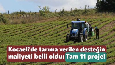 Kocaeli Büyükşehir Belediyesi tarımsal desteklerle çiftçinin yüzünü güldürüyor. Bu kapsamda;