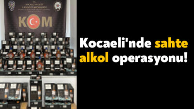 Kocaeli'nde bir evde ve araçta yapılan aramada 316 litre sahte