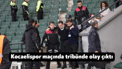 Trendyol 1. Lig’de Kocaelispor ile Iğdır FK arasında oynanan karşılaşmada