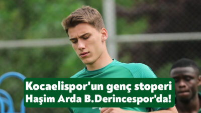 Trendyol 1. Lig ekiplerinden Kocaelispor, geç futbolcu Haşim Arda Sarman'ın