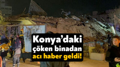 Konya’nın Selçuk ilçesinde bulunan bir bina dün akşam saatlerinde çöktü.