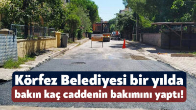 Körfez Belediyesi Fen İşleri Müdürlüğü ekipleri tarafından 2024 yılında; 711