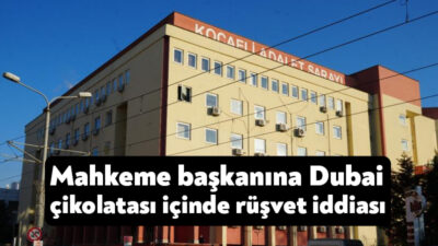 Kocaeli Adliyesi'nde mahkeme başkanı olan eski öğrencisini ziyaret eden ünlü