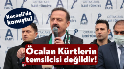 Anahtar Parti Genel Başkanı Yavuz Ağıralioğlu partisinin Kocaeli il binasının