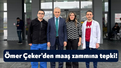 Türk Sağlık Sen Kocaeli Şube Başkanı Ömer Çeker, yönetim kurulu