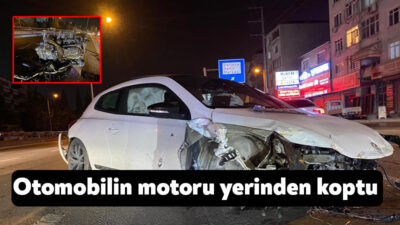 Kocaeli'nin Derince ilçesinde 3 otomobilin karıştığı kazada 2 kişi yaralandı.