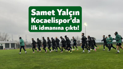 Trendyol 1. Lig'in lideri Kocaelispor, Gençlerbirliği ile oynayacağı maç öncesinde