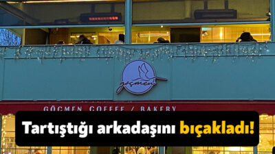 Kocaeli'de börekçide iki arkadaş tartışma çıktı. Şahıslardan biri arkadaşını bıçakla