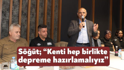 Kocaeli Afet Platformu üyeleriyle bir araya gelen Başkan Söğüt, “Deprem
