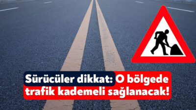 Kocaeli TEM Otoyolu’nda üstyapı çalışmaları nedeniyle Gebze-Dilovası arasında yollar trafiğe