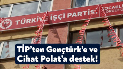 Türkiye İşçi Partisi Kocaeli İl Başkanlığı gazeteci Cihat Polat ve