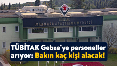 TÜBİTAK Gebze’de istihdam edilmek üzere 6 personel alacak. TÜBİTAK’ın yapacağı