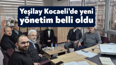 Yeşilay Cemiyeti’nin Kocaeli Temsilciliği 11 Ocak’ta yapılan olağan genel kurul