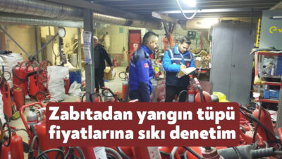 Kocaeli Büyükşehir Zabıtası, Bolu’daki otel yangınının ardından yangın söndürme malzemelerinde