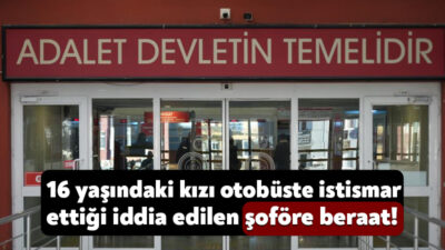 Kocaeli'de sosyal medya üzerinden tanıştığı 16 yaşındaki lise öğrencisine otobüste