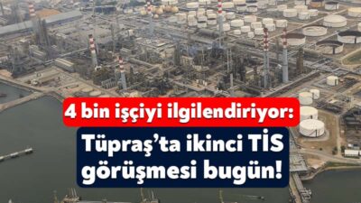 Petrol İş Sendikası’nın örgütlü olduğu Tüpraş rafinerisinde görev yapan 4