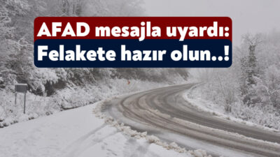 Afet ve Acil Durum Yönetimi Başkanlığı, Kocaeli’deki vatandaşların cep telefonuna