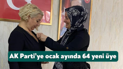 AK Parti İzmit İlçe Kadın Kolları Başkanlığı, 64 yeni kadını