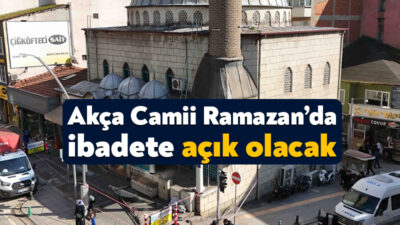 Büyükşehir, 26 Şubat Çarşamba günü (bugün) sabah namazının ardından çıkan