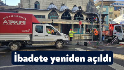 Büyükşehir, yangında hasar gören İzmit Karabaş Mahallesi’ndeki Akça Camii’nin Ramazan