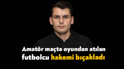 Kocaeli'de amatör ligde U-17 takımları arasında oynanan maçta kırmızı