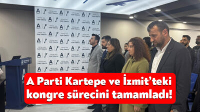 Anahtar Parti’de İzmit ve Kartepe’deki 1.Olağan Kongreleri tamamlandı. İki ilçede