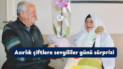 Kocaeli'de 14 Şubat Sevgililer Günü’nde 50 yılı geride bırakan çiftlere