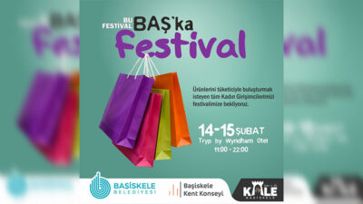 Başiskele’de faaliyet gösteren kadın girişimcilere destek olmak amacıyla alışveriş festivali