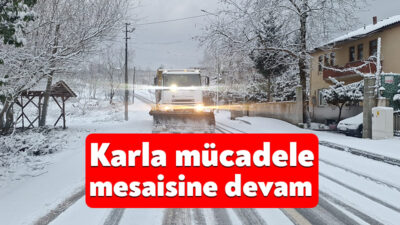 Başiskele Belediyesi, dün akşamdan itibaren kent genelinde etkisini gösteren kar
