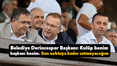 Nesine 2. Lig ekibi Belediye Derincespor'un, Bölgesel Amatör Lig takımı