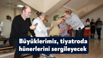 Büyükşehir’in “Hayatın İçindeyim” projesi kapsamında 65 yaş üstü bireyler sahneye