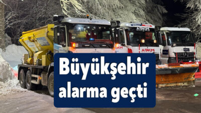 Büyükşehir, Sibirya üzerinden gelen ve “Altay Kar Fırtınası” olarak adlandırılan