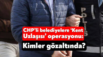 İstanbul Cumhuriyet Başsavcılığı, Cumhuriyet Halk Partisi’nin yönetmekte olduğu belediyelere yönelik