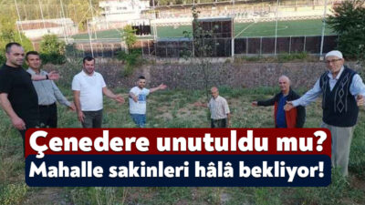 Derince Fatih Sultan Mahallesi’nde bulunan Çenedere Caddesi sakinleri, uzun süredir