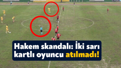 Darıca Gençler Birliği Spor ile Gölcükspor maçını yöneten hakem