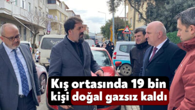 Kocaeli'nin Darıca ilçesinde Palgaz merkezinde oluşan arıza sebebiyle 7 mahallede